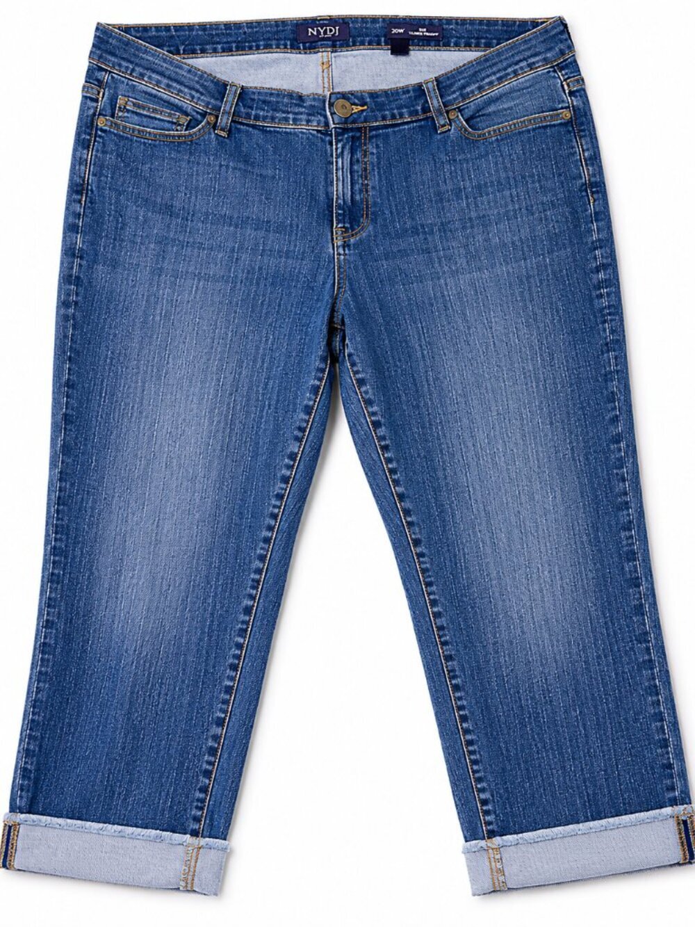 JOE FRSH Hi-Rise Straight cropped blue jeans - 18